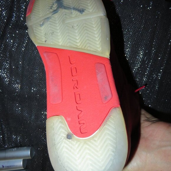 Jordan Retro 5 University Red Suede & Leather sneakers 6.5 Yr 440888-602 - Picture 8 of 9